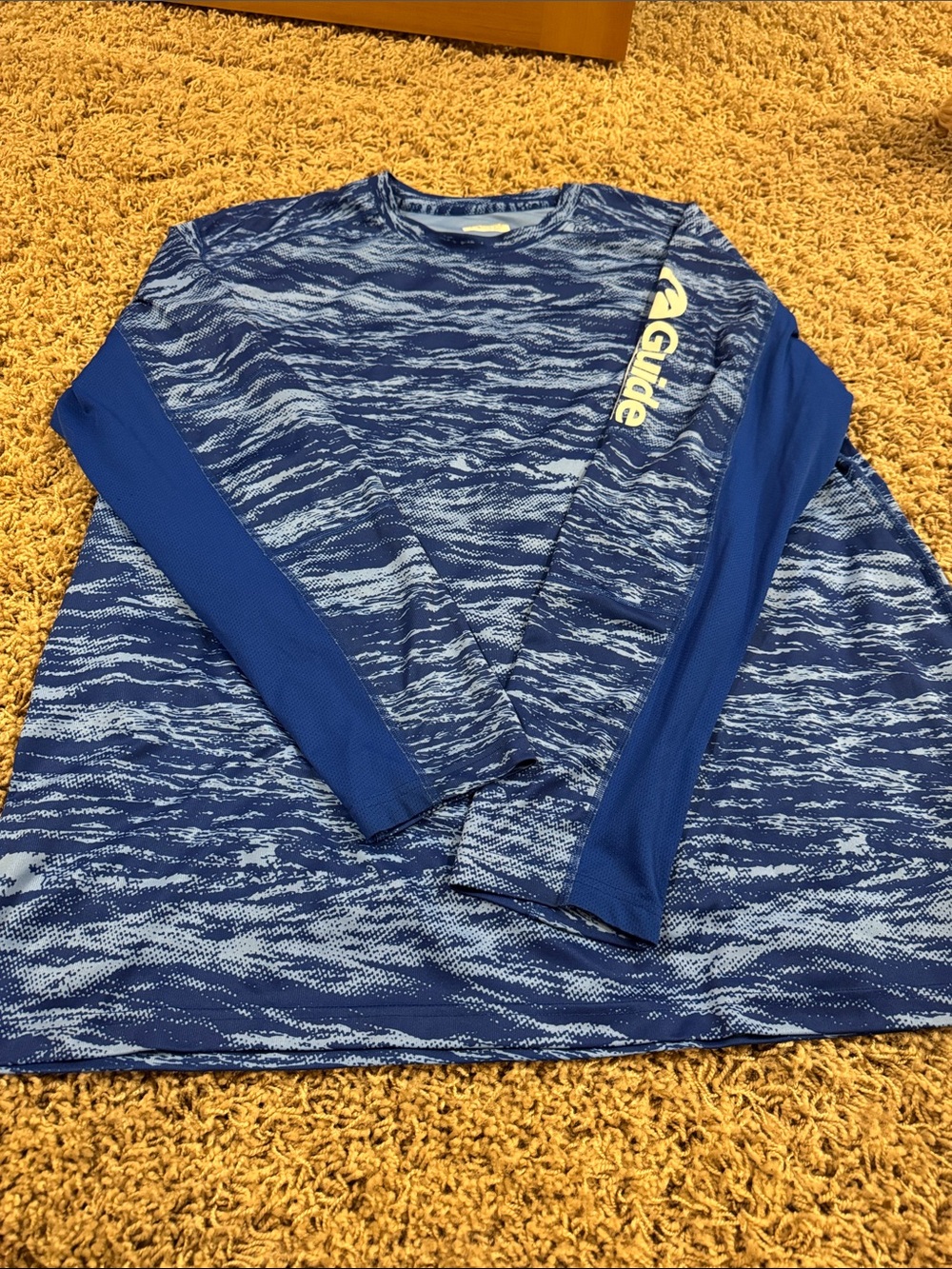 Men’s Gander Mountain Guide Series Blue Long-Sleeve Performance Shirt 3XL